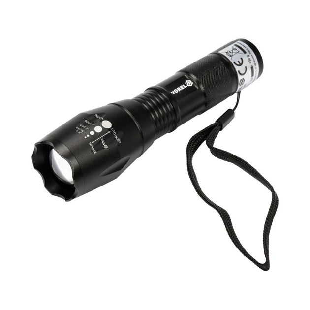 Ліхтар VOREL CREE XP-E, 5 Вт, 3 режими, 280lm, 3xAAA, Ø40мм, l=135мм, фото , изображение 2 | SNABZHENIE.com.ua Ліхтар VOREL CREE XP-E, 5 Вт, 3 режими, 280lm, 3xAAA, Ø40мм, l=135мм, фото , изображение 2 | SNABZHENIE.com.ua