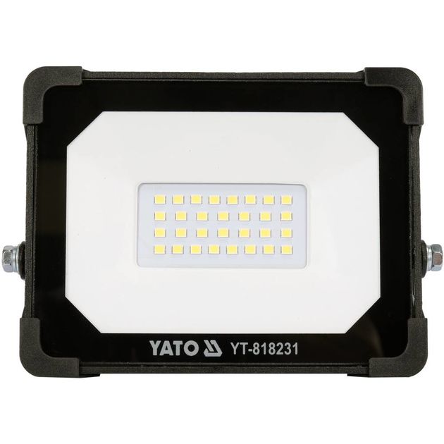 Прожектор YATO 20 Вт, 1900 Лм, 30 SMD-діодів, 140x124.5x32 мм, фото , изображение 2 | SNABZHENIE.com.ua