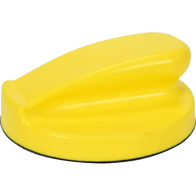 Блок-тримач для шліфування круглий VOREL: Ø= 125 мм з платформою-липкою "Велкро" [10/60], фото , изображение 2 | SNABZHENIE.com.ua