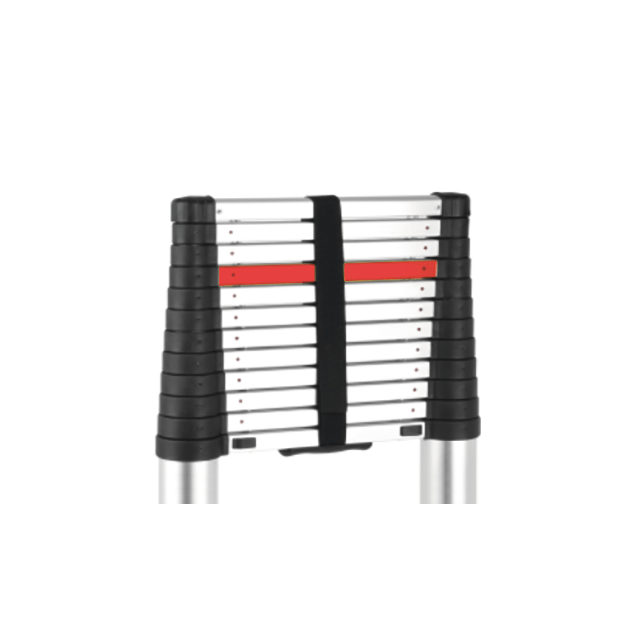 Драбина розтяжна телескопічна VOREL, 13 сходин, h=3.8 м, макс. вага 150 кг, з алюмінію, фото , зображення 16 | SNABZHENIE.com.ua