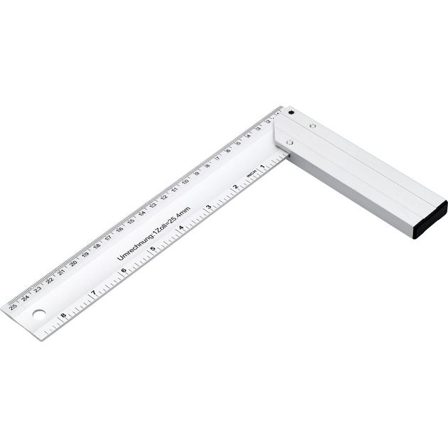 Кутник столярний VOREL : L= 250 мм. алюмінієвий [10/60], фото , зображення 2 | SNABZHENIE.com.ua