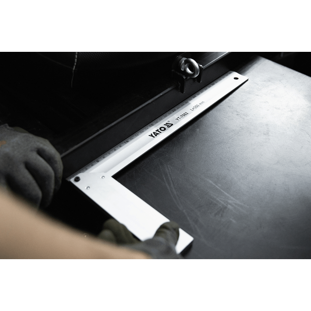 Уголок столярний алюмінієвий YATO l = 350 мм (YT-7082), фото , зображення 6 | SNABZHENIE.com.ua