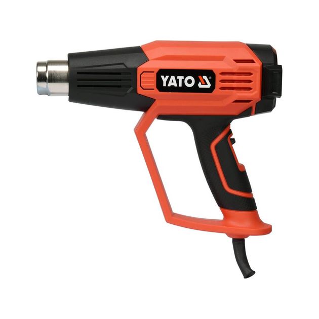 Фен технічний мережевий YATO 2 кВт, 50-600°, 250-500 л/мин, 7 режимів температури + 5 насадок (YT-82295), фото , зображення 2 | SNABZHENIE.com.ua Фен технічний мережевий YATO 2 кВт, 50-600°, 250-500 л/мин, 7 режимів температури + 5 насадок (YT-82295), фото , зображення 2 | SNABZHENIE.com.ua