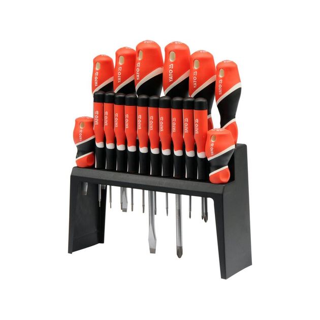 Отвертки YATO 18 шт.: плоские, PH, Torx (YT-25982), фото , изображение 2 | SNABZHENIE.com.ua
