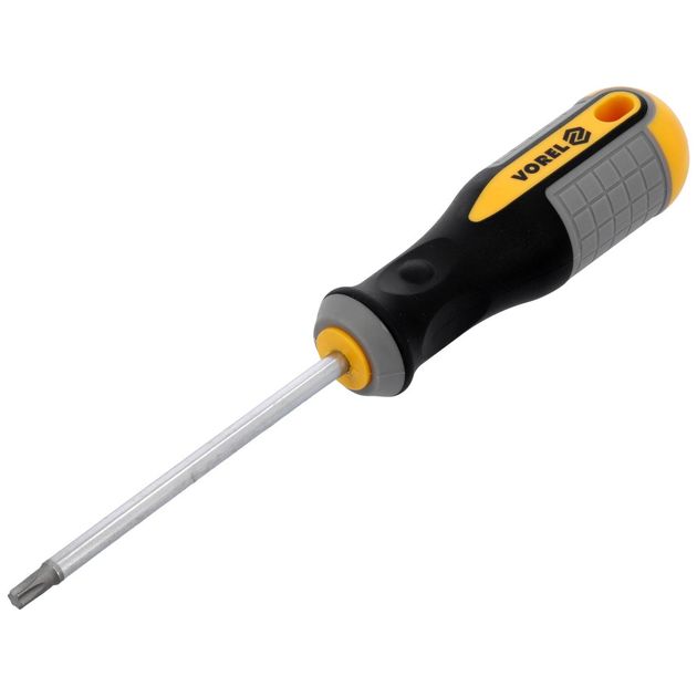 Викрутка зіркова VOREL TORX-Security Т27 х 100 мм CrV, фото , изображение 2 | SNABZHENIE.com.ua