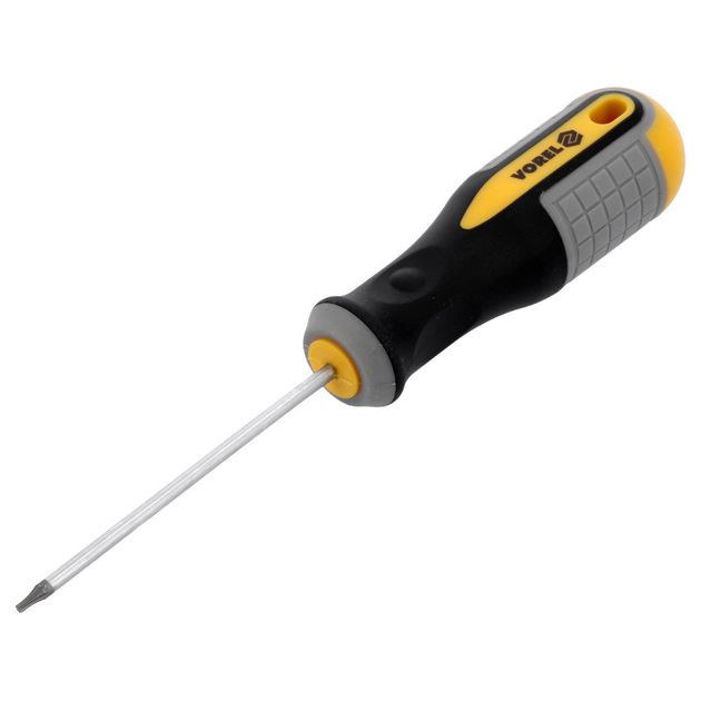 Викрутка зіркова VOREL : TORX-Security Т6 х 75 мм. CrV [12/96/384], фото , зображення 2 | SNABZHENIE.com.ua