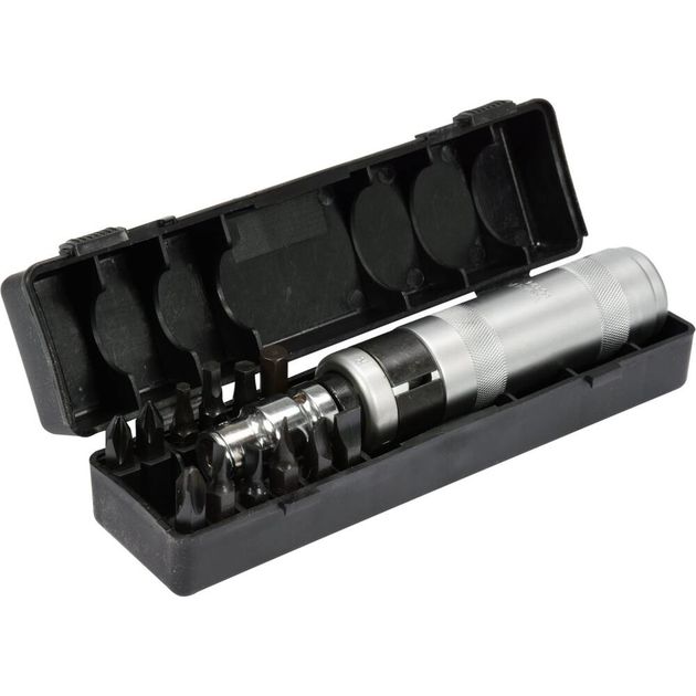 Ударная отвертка VOREL: 12 магнитных бит, адаптер, фото , изображение 2 | SNABZHENIE.com.ua