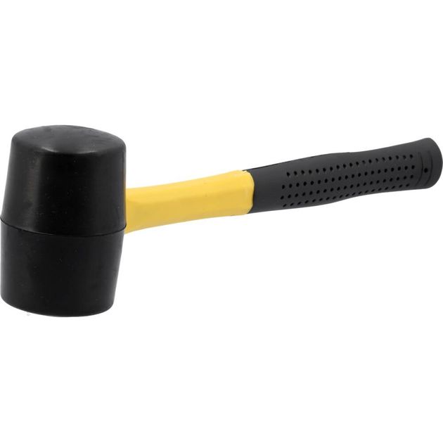 Резиновый молоток VOREL с ручкой из стеклопластика, 50 мм, фото , изображение 2 | SNABZHENIE.com.ua