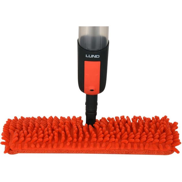 Швабра 2-сторонняя с распылителем LUND, 2 микрофибры, 41х1см, фото , изображение 4 | SNABZHENIE.com.ua