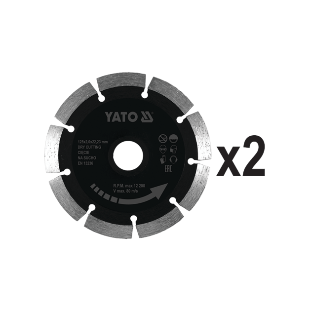 Штроборез YATO 1700 Вт, 2 диска 125 мм, глубина/ширина 28/30 мм, фото , изображение 3 | SNABZHENIE.com.ua Штроборез YATO 1700 Вт, 2 диска 125 мм, глубина/ширина 28/30 мм, фото , изображение 3 | SNABZHENIE.com.ua