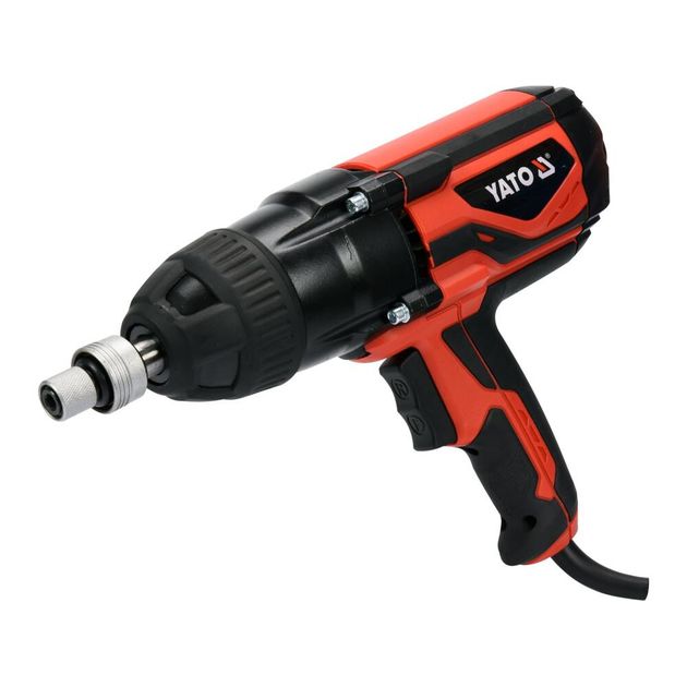 Гайковерт ударный сетевой YATO 1/4 HEX, 1/2 F, 1020 Вт, 600 Нм, кейс, фото , изображение 4 | SNABZHENIE.com.ua