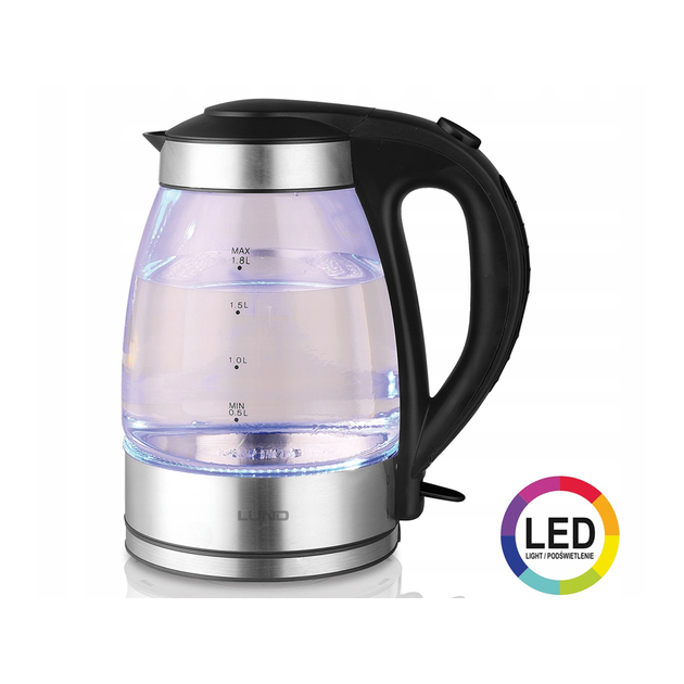 Электрочайник с LED подсветкой, 1,8 л, фото , изображение 4 | SNABZHENIE.com.ua