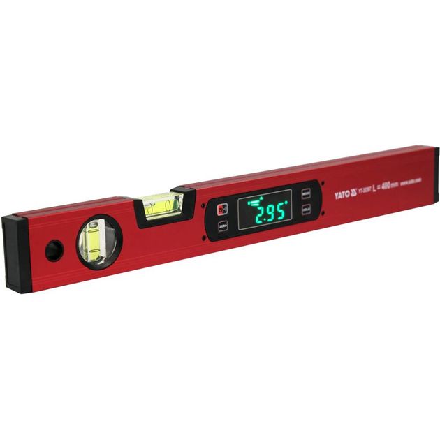 Уровень электронный с LED-дисплеем YATO, 400 мм, магнитный, алюминиевый, фото , изображение 5 | SNABZHENIE.com.ua Уровень электронный с LED-дисплеем YATO, 400 мм, магнитный, алюминиевый, фото , изображение 5 | SNABZHENIE.com.ua