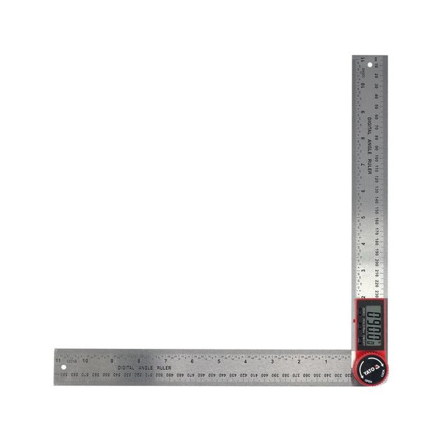 Кутомір електронний YATO, l= 300 мм, діапазон 0-360°, живлення від батарейки 3V CR2032., фото , зображення 5 | SNABZHENIE.com.ua