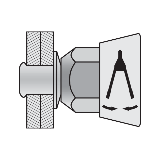 Заклепочник ручний VOREL з металевим корпусом, l=200 мм, для нітів Ø=2.4/3.2/4.0/4.8 мм [30], фото , зображення 11 | SNABZHENIE.com.ua