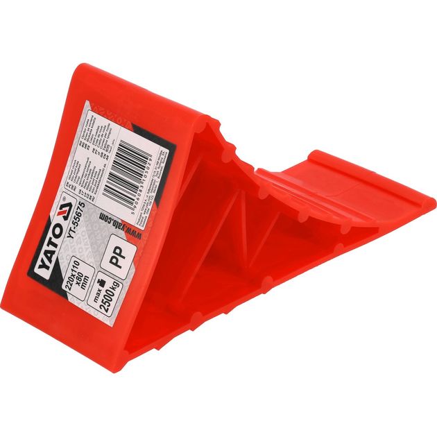 Клин для авто YATO 220x110x80 мм, макс. навантаження 2,5 т, ПП, фото , изображение 4 | SNABZHENIE.com.ua