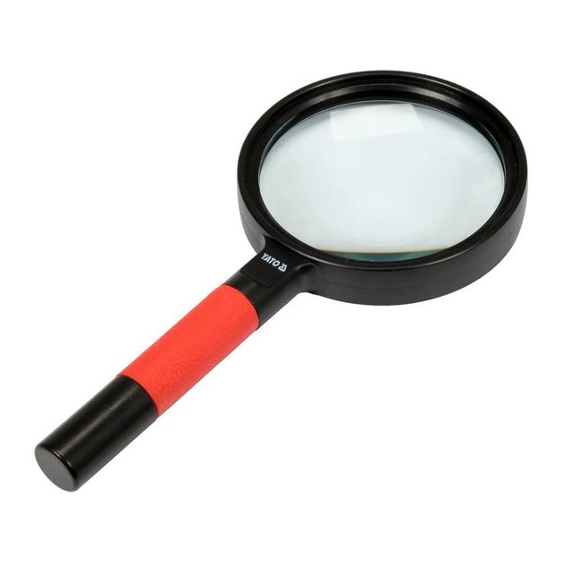 Лупа ручна в ABS-пластиковій оправі, лінза 4х кратна Ø= 75 мм, фото , зображення 4 | SNABZHENIE.com.ua