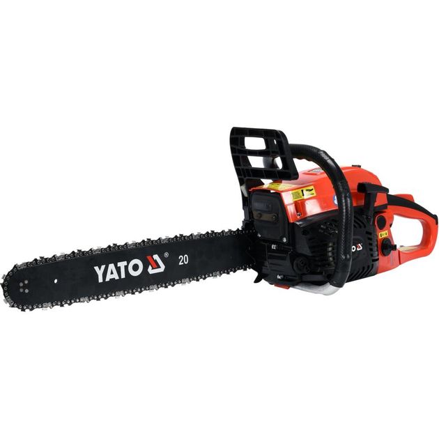 Бензопила ланцюгова YATO 56,5 см³, 2,5 кВт, шина - 20" (48 см), фото , зображення 2 | SNABZHENIE.com.ua Бензопила ланцюгова YATO 56,5 см³, 2,5 кВт, шина - 20" (48 см), фото , зображення 2 | SNABZHENIE.com.ua