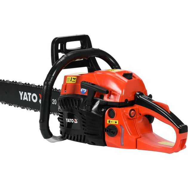 Бензопила ланцюгова YATO 56,5 см³, 2,5 кВт, шина - 20" (48 см), фото , зображення 6 | SNABZHENIE.com.ua Бензопила ланцюгова YATO 56,5 см³, 2,5 кВт, шина - 20" (48 см), фото , зображення 6 | SNABZHENIE.com.ua
