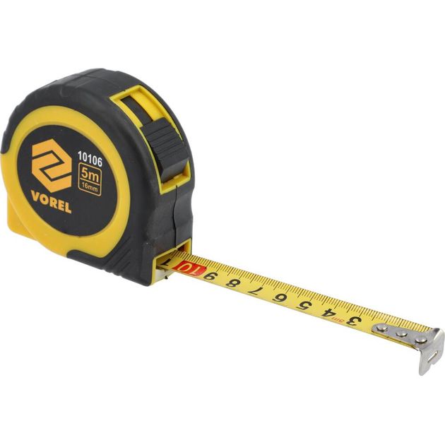 Рулетка VOREL 5 м x 16 мм [12/120], фото , изображение 5 | SNABZHENIE.com.ua