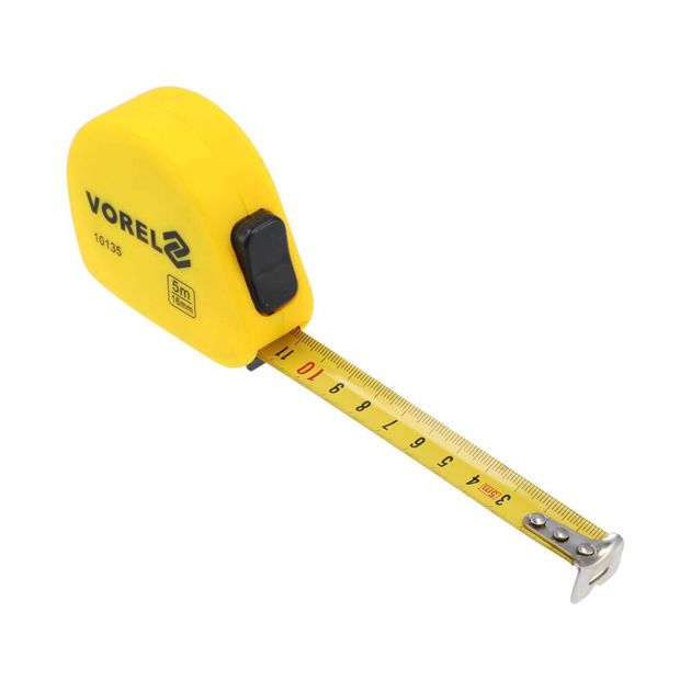 Рулетка VOREL 5 м x 16 мм с 2 фиксаторами, фото , изображение 5 | SNABZHENIE.com.ua Рулетка VOREL 5 м x 16 мм с 2 фиксаторами, фото , изображение 5 | SNABZHENIE.com.ua