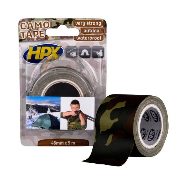 Камуфляжная армированная лента HPX CAMOTAPE 48мм х 5м, фото  | SNABZHENIE.com.ua