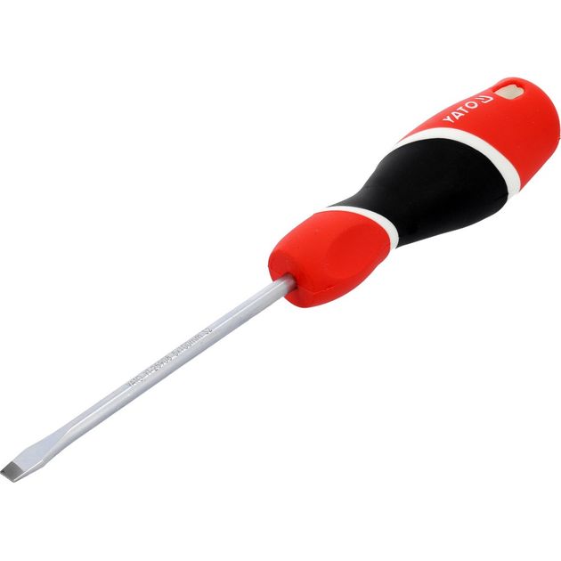 Отвертка плоская 100 мм, шлиц 5 мм YATO (YT-25908), фото , изображение 2 | SNABZHENIE.com.ua