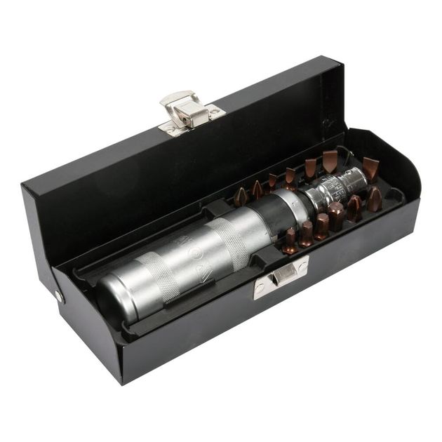 Отвертка реверсивная ударная 160 мм, 15 магнитных насадок YATO, фото , изображение 5 | SNABZHENIE.com.ua