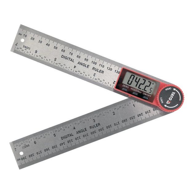 Электронный угломер YATO, 200 мм, 0-360°, батарея 3V CR2032, фото , изображение 2 | SNABZHENIE.com.ua