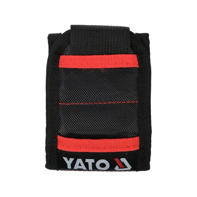 Пояс на руку с 2 карманами, магнитный YATO, 340х90 мм, нейлон, фото , изображение 8 | SNABZHENIE.com.ua