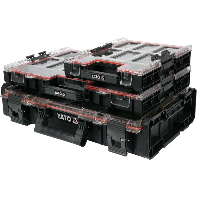 Органайзер з 12 знімними осередками YATO, 531x379x77 мм, пластиковий корпус, фото , зображення 8 | SNABZHENIE.com.ua Органайзер з 12 знімними осередками YATO, 531x379x77 мм, пластиковий корпус, фото , зображення 8 | SNABZHENIE.com.ua