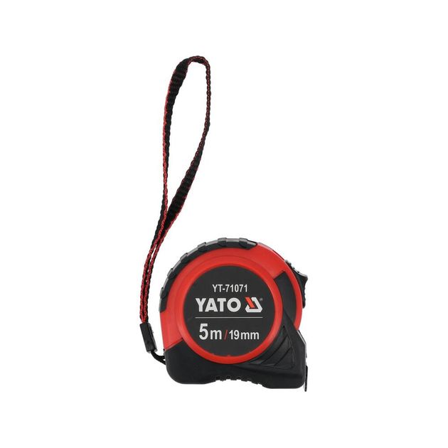 Рулетка YATO 5 м x 19 мм, стальная лента, нейлоновое покрытие, фото , изображение 2 | SNABZHENIE.com.ua Рулетка YATO 5 м x 19 мм, стальная лента, нейлоновое покрытие, фото , изображение 2 | SNABZHENIE.com.ua