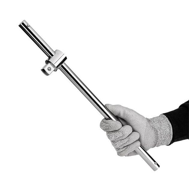 Вороток T-образный 3/4" 450 мм, Cr-V INTERTOOL ET-1024, фото , изображение 3 | SNABZHENIE.com.ua Вороток T-образный 3/4" 450 мм, Cr-V INTERTOOL ET-1024, фото , изображение 3 | SNABZHENIE.com.ua