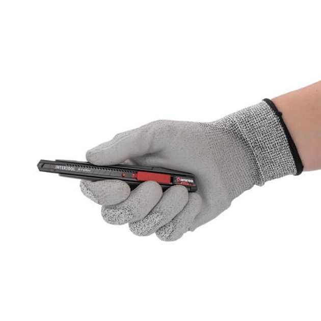 Ніж сегментний 9мм, алюмінієвий, Storm INTERTOOL HT-0533, фото , зображення 7 | SNABZHENIE.com.ua