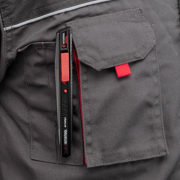 Ніж сегментний 9мм, алюмінієвий, Storm INTERTOOL HT-0533, фото , зображення 8 | SNABZHENIE.com.ua