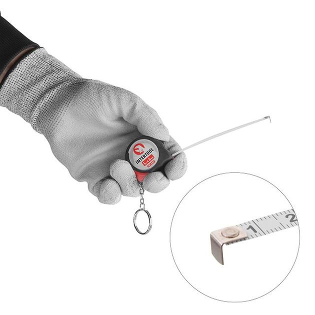 Рулетка 1м с фиксатором INTERTOOL MT-0401, фото , изображение 3 | SNABZHENIE.com.ua Рулетка 1м с фиксатором INTERTOOL MT-0401, фото , изображение 3 | SNABZHENIE.com.ua