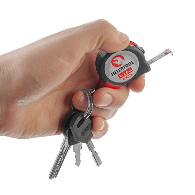 Рулетка 1м с фиксатором INTERTOOL MT-0401, фото , изображение 6 | SNABZHENIE.com.ua Рулетка 1м с фиксатором INTERTOOL MT-0401, фото , изображение 6 | SNABZHENIE.com.ua