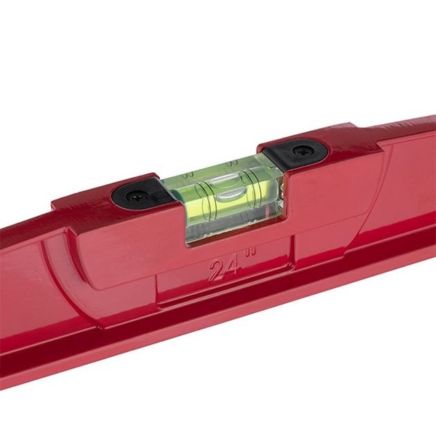 Уровень каменщика INTERTOOL MT-1560, ударний, 60 см, 2 капсули, фото , зображення 4 | SNABZHENIE.com.ua