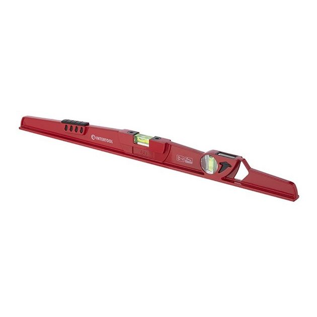 Уровень каменщика INTERTOOL MT-1560, ударний, 60 см, 2 капсули, фото  | SNABZHENIE.com.ua