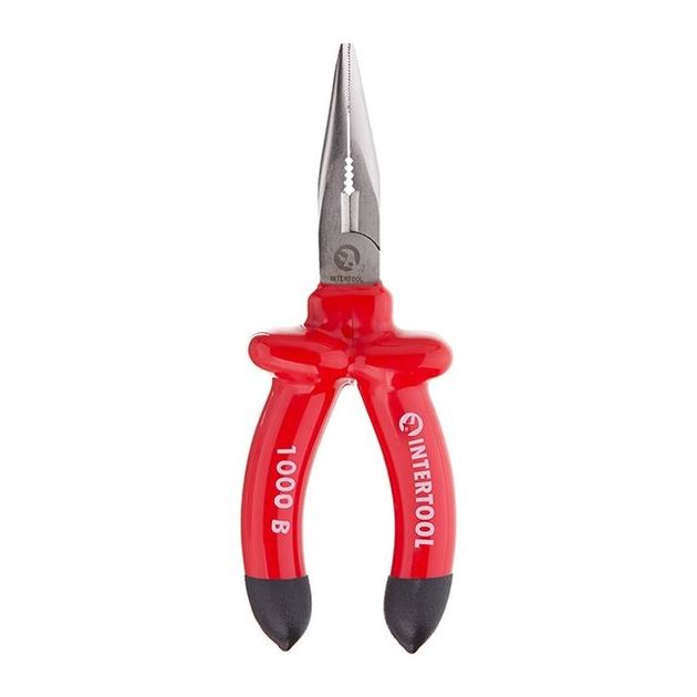 Щипцы удлиненные прямые 160 мм с изолир. рукоятками INTERTOOL, фото , изображение 3 | SNABZHENIE.com.ua Щипцы удлиненные прямые 160 мм с изолир. рукоятками INTERTOOL, фото , изображение 3 | SNABZHENIE.com.ua