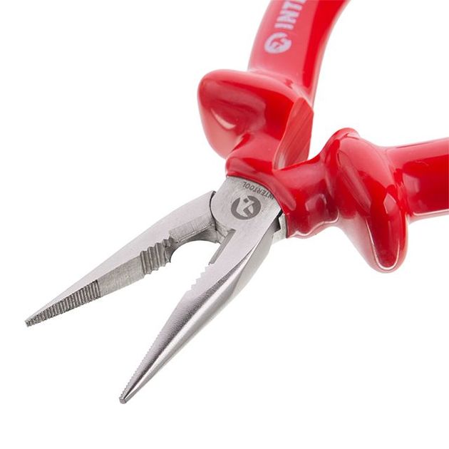 Щипцы удлиненные прямые 160 мм с изолир. рукоятками INTERTOOL, фото , изображение 4 | SNABZHENIE.com.ua Щипцы удлиненные прямые 160 мм с изолир. рукоятками INTERTOOL, фото , изображение 4 | SNABZHENIE.com.ua