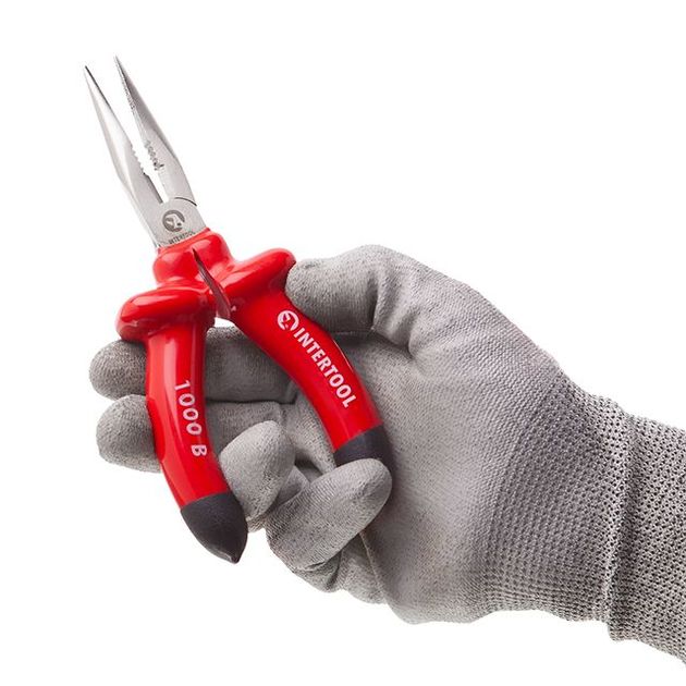 Щипцы удлиненные прямые 160 мм с изолир. рукоятками INTERTOOL, фото , изображение 5 | SNABZHENIE.com.ua Щипцы удлиненные прямые 160 мм с изолир. рукоятками INTERTOOL, фото , изображение 5 | SNABZHENIE.com.ua