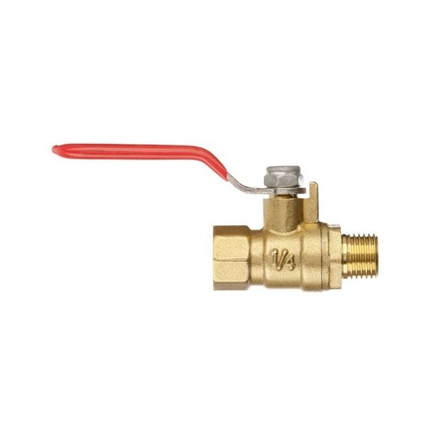 Шаровой кран воздушный латунный 1/4" STORM INTERTOOL PT-1883, фото , изображение 3 | SNABZHENIE.com.ua