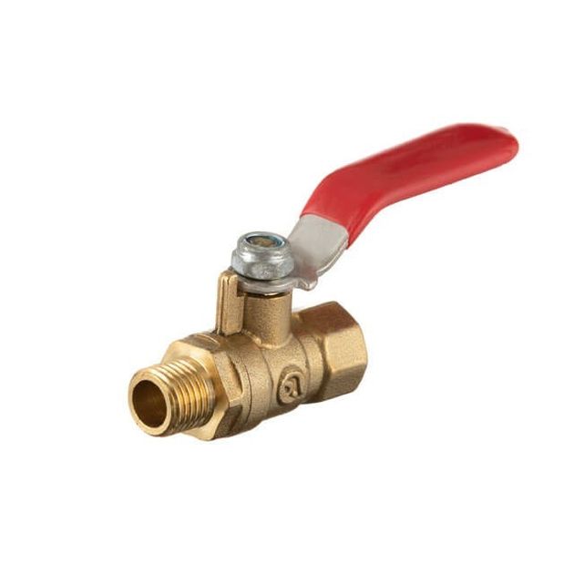 Шаровой кран воздушный латунный 1/4" STORM INTERTOOL PT-1883, фото  | SNABZHENIE.com.ua
