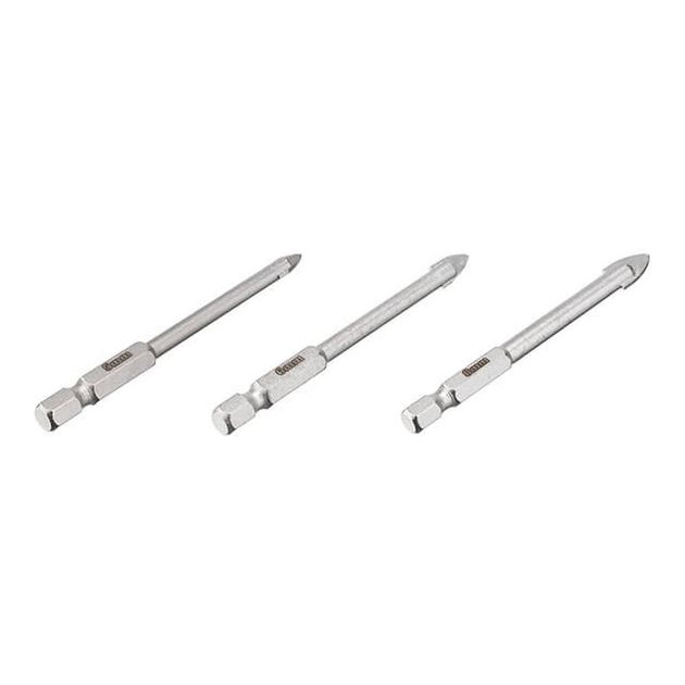 Набор сверл по стеклу и керамике 5-8 мм HEX 1/4'' INTERTOOL SD-0293, фото , изображение 2 | SNABZHENIE.com.ua Набор сверл по стеклу и керамике 5-8 мм HEX 1/4'' INTERTOOL SD-0293, фото , изображение 2 | SNABZHENIE.com.ua