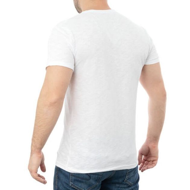 Футболка світло-сіра меланж M 100% хлопок INTERTOOL SP-2212, фото , зображення 4 | SNABZHENIE.com.ua