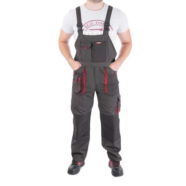 Полукомбинезон рабочий INTERTOOL SP-3024, 80% полиэстер, XL, фото , изображение 2 | SNABZHENIE.com.ua Полукомбинезон рабочий INTERTOOL SP-3024, 80% полиэстер, XL, фото , изображение 2 | SNABZHENIE.com.ua