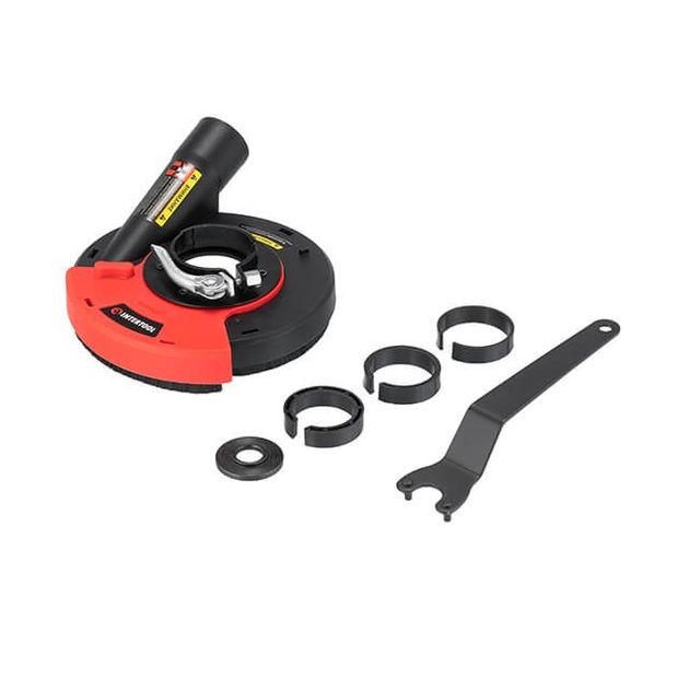 Кожух с пылеотводом для УШМ 125 мм INTERTOOL ST-0004, фото , изображение 3 | SNABZHENIE.com.ua Кожух с пылеотводом для УШМ 125 мм INTERTOOL ST-0004, фото , изображение 3 | SNABZHENIE.com.ua