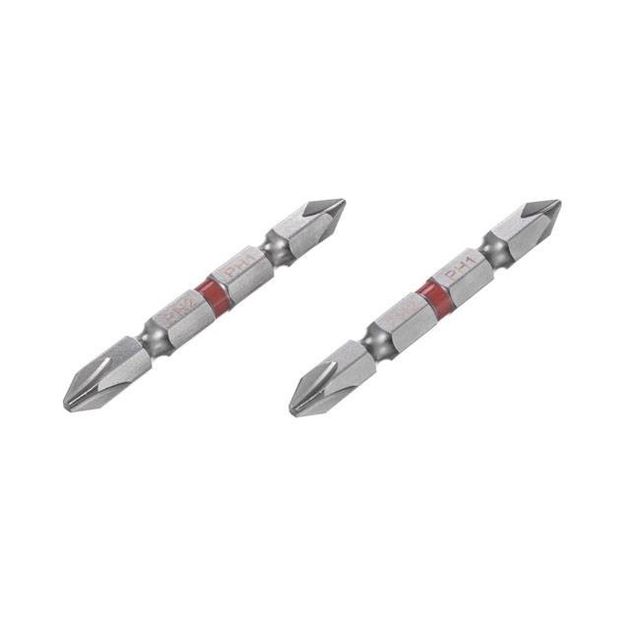 Комплект насадок для отверток PH2/PH1 1/4*60мм, S2, уп. 2шт., STORM INTERTOOL VT-0230, фото , зображення 2 | SNABZHENIE.com.ua
