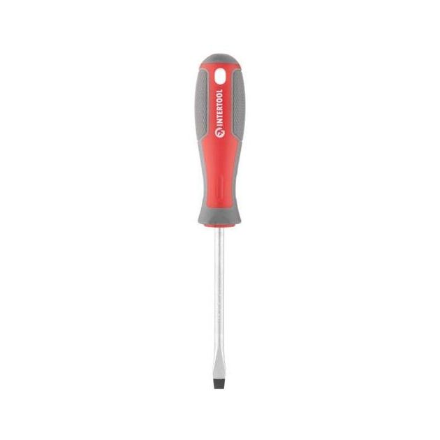 Отвертка шлицевая SL6.0*100 мм, CR-V INTERTOOL VT-3310, фото , изображение 3 | SNABZHENIE.com.ua Отвертка шлицевая SL6.0*100 мм, CR-V INTERTOOL VT-3310, фото , изображение 3 | SNABZHENIE.com.ua